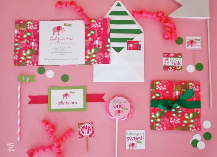 Lilly Pulitzer Inspired Birthday