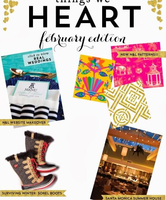 Thing We Heart: February Edition