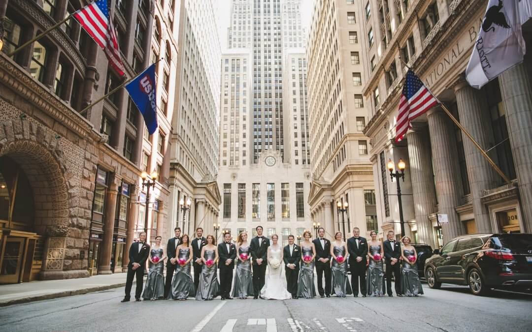 Glamorous Downtown Chicago Wedding