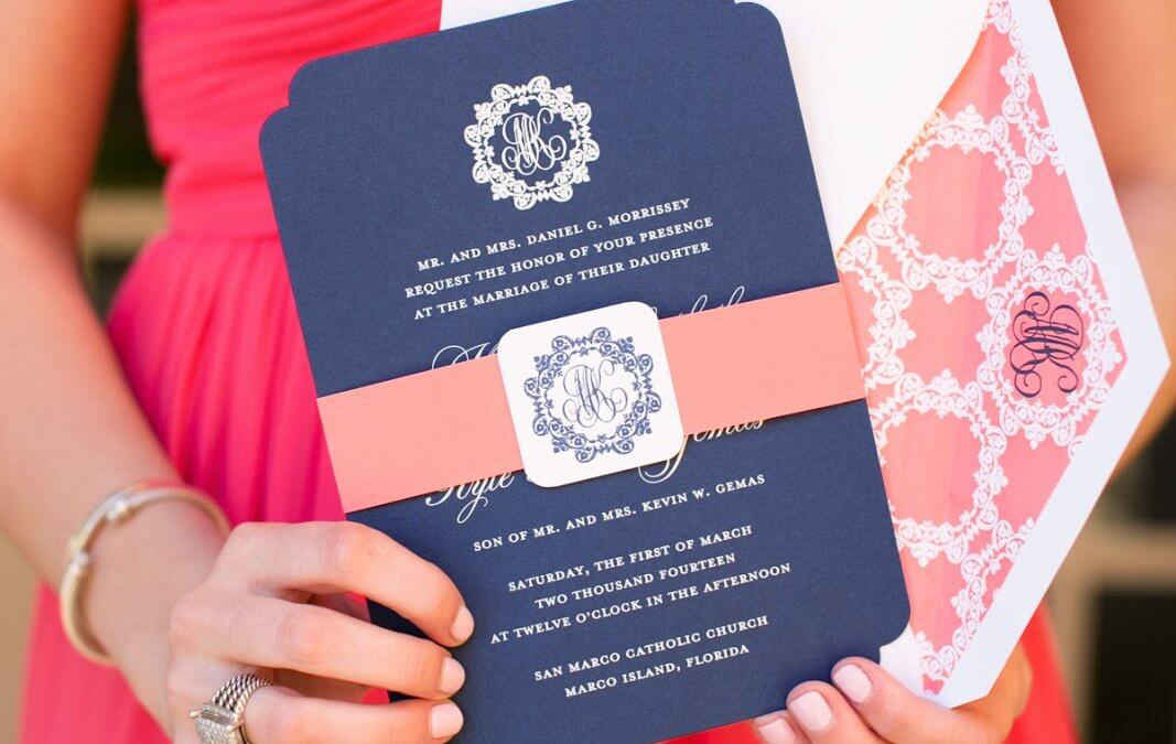 Preppy Monogrammed Wedding at the Ritz-Carlton