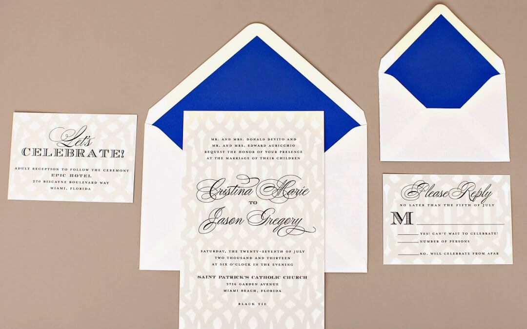 Mod Miami Wedding