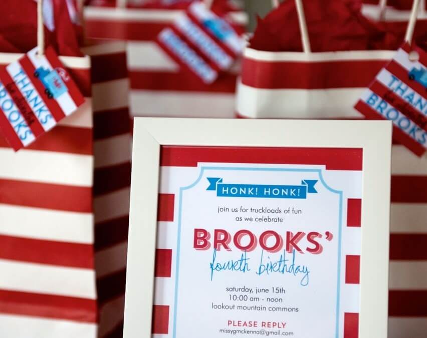 Big Rig Birthday Party