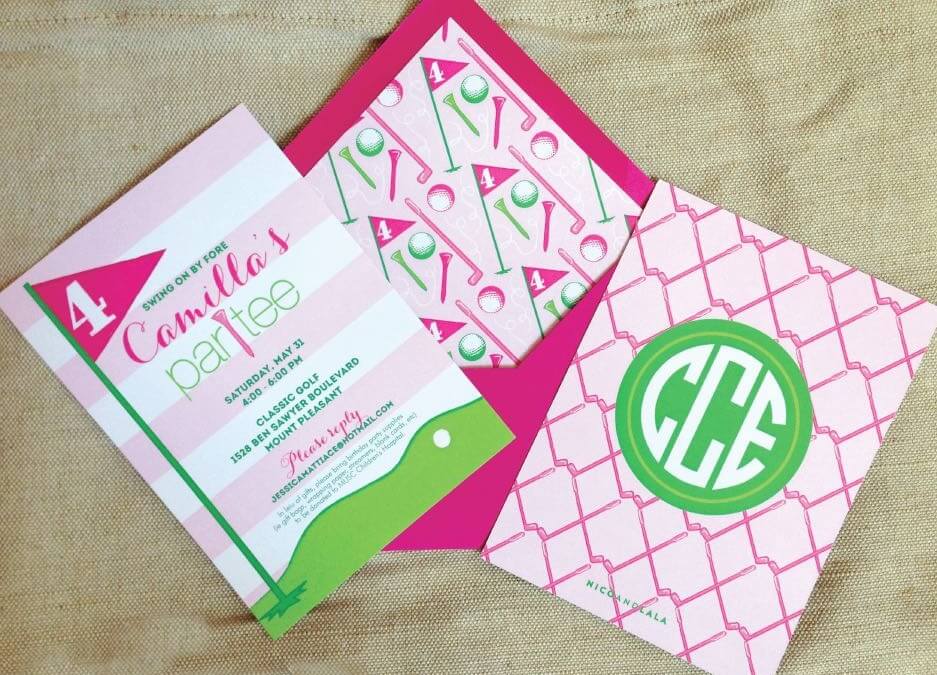 Girly Golf Birthday Party