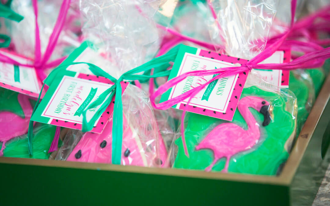 Flamingo Watermelon Birthday