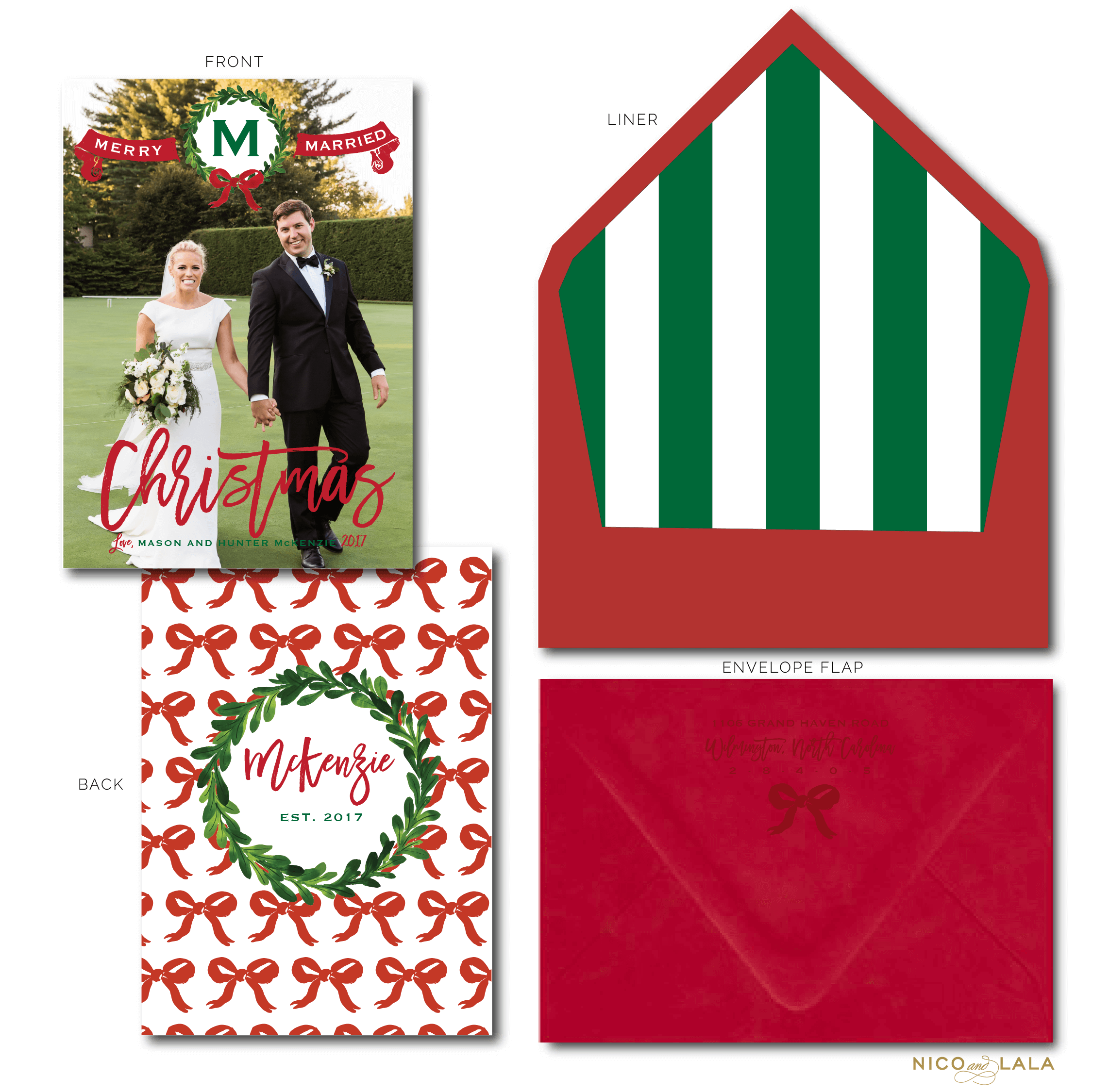 Merry Married Christmas Card ⋆ Nico and Lala
