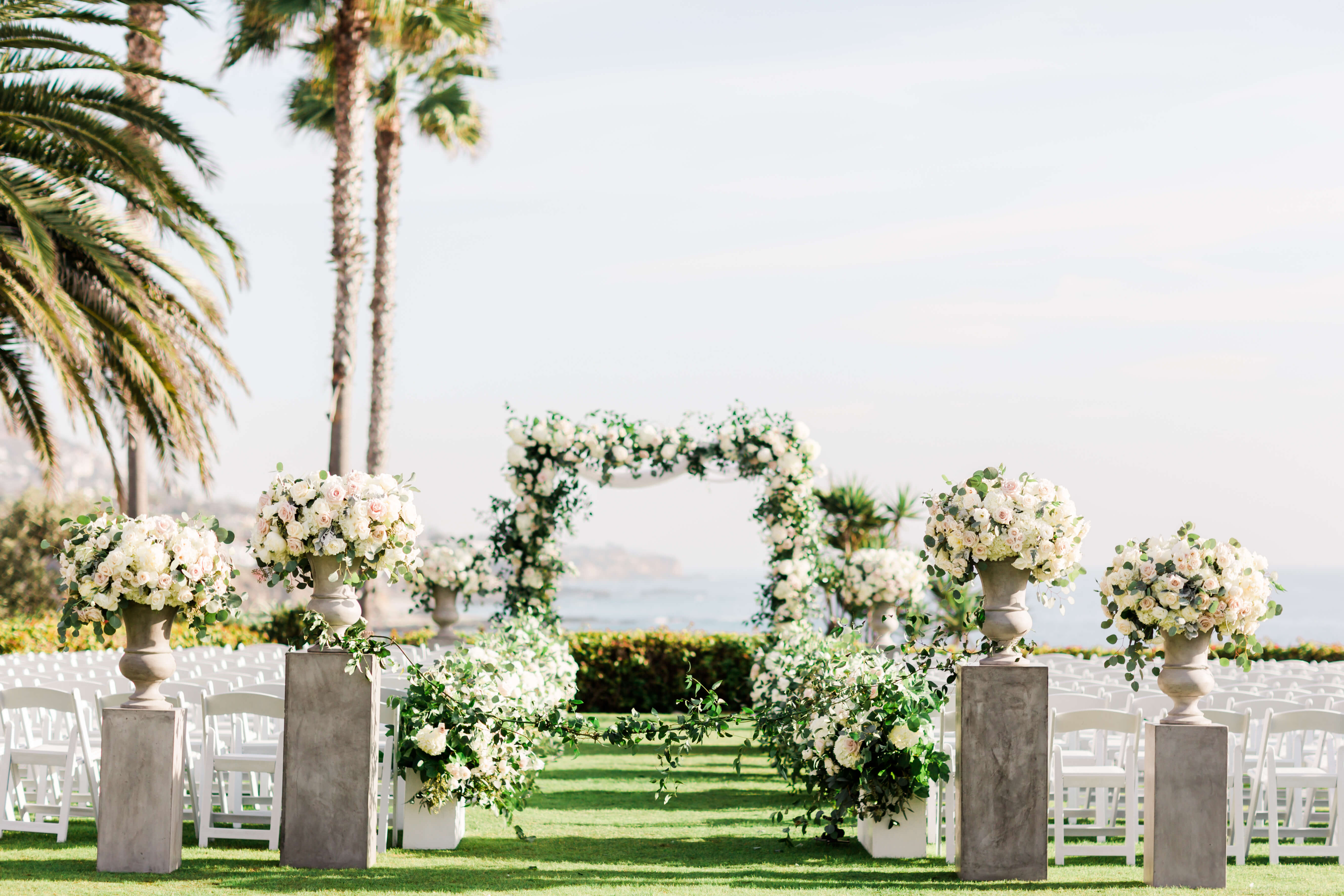 Greenery Inspired Beachside Wedding | Nico and Lala