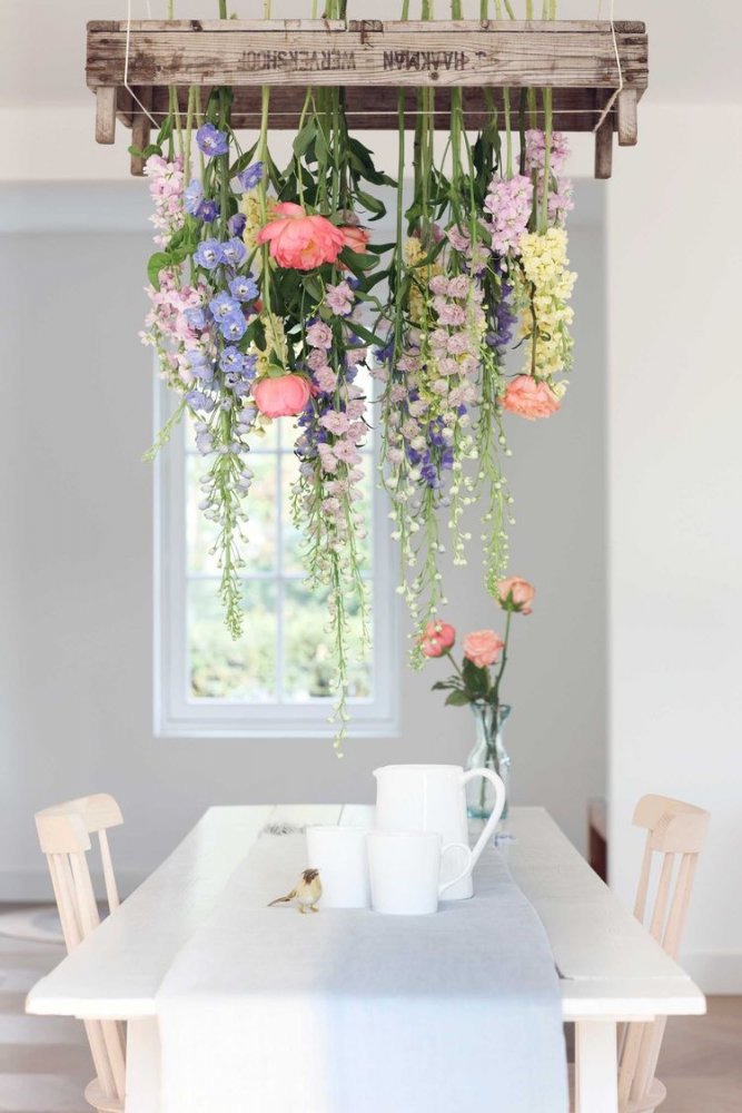 Flower Box Table Display