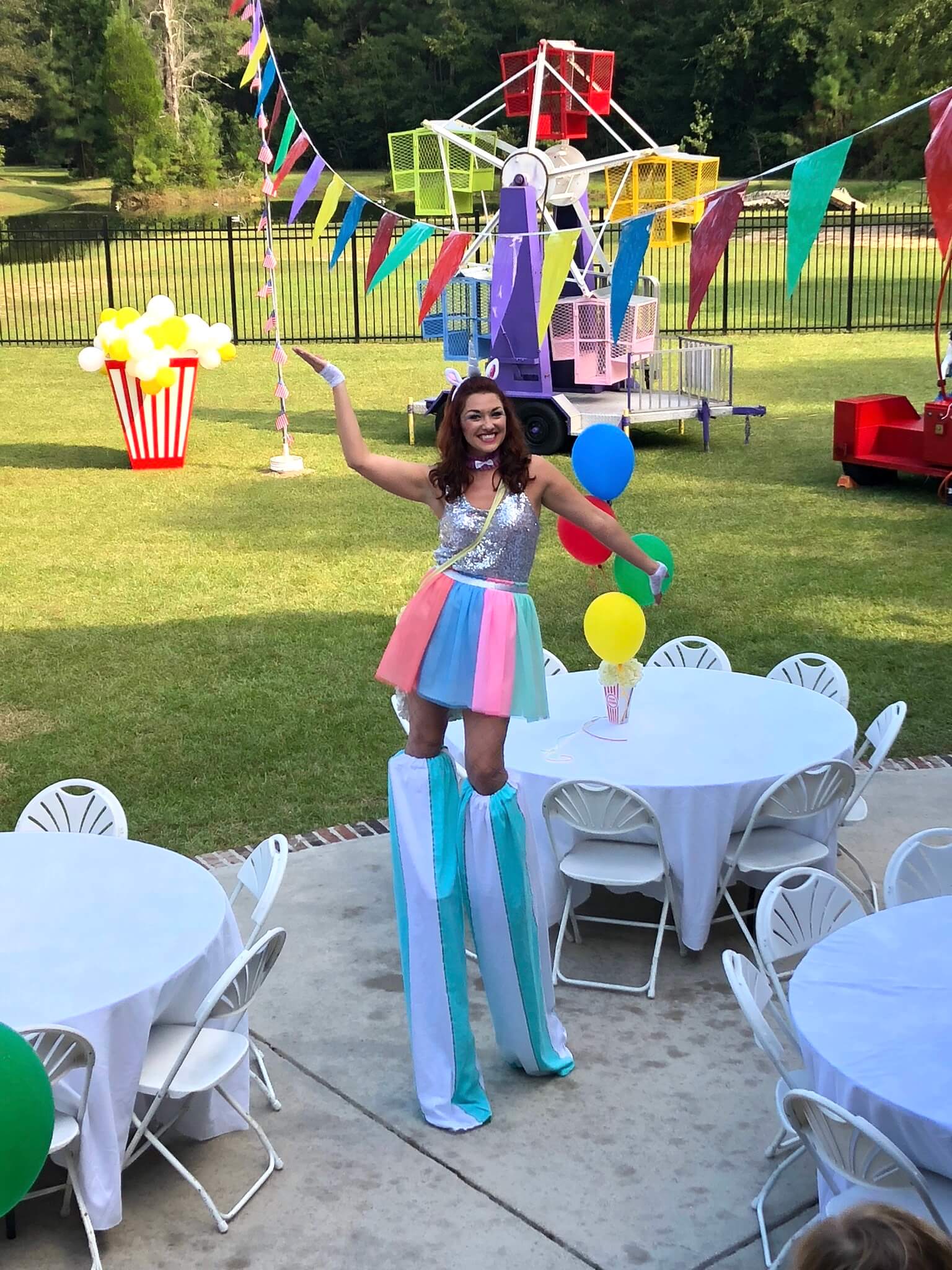 Circus themed fourth birthday